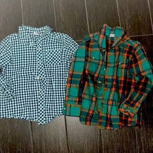 5T button down shirt